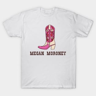 Megan Moroney- Pink Cowboy Boot T-Shirt